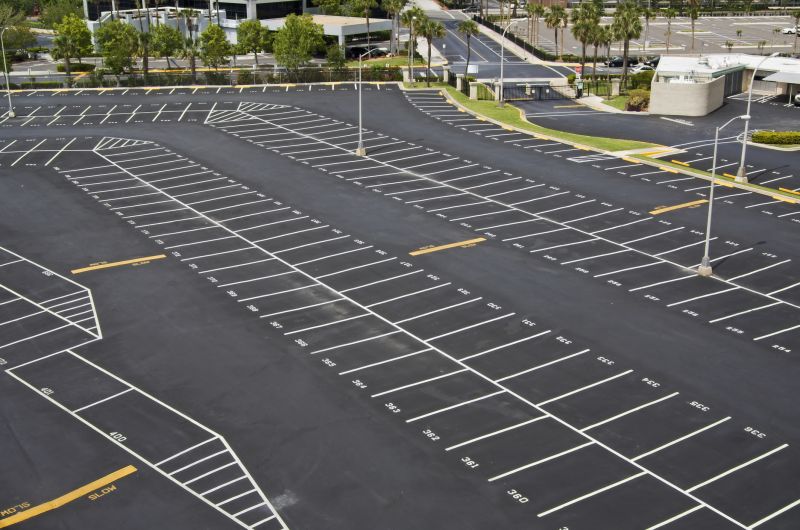 Parking Lot Blacktopping detail