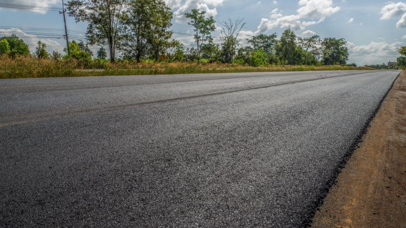 Patterned Asphalt Installation